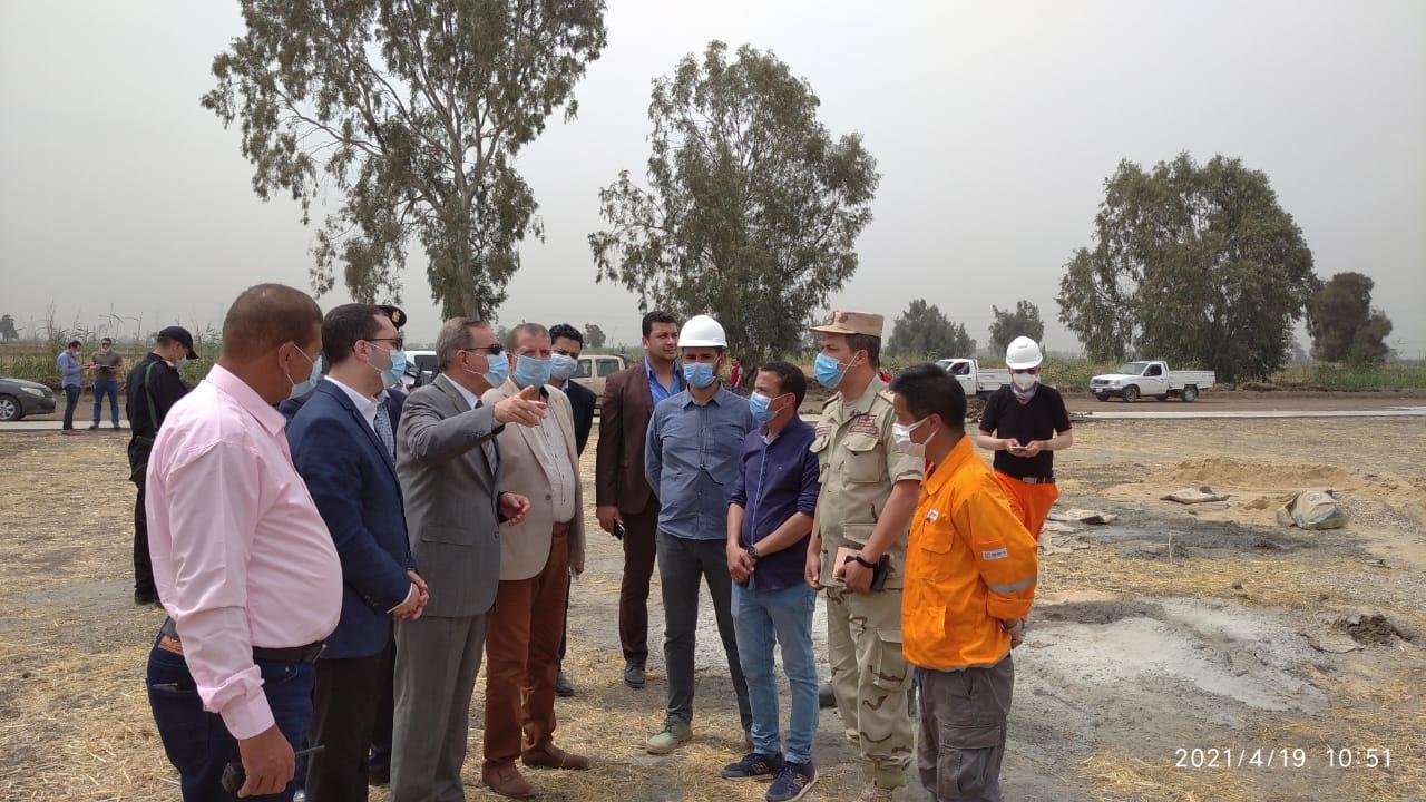 الشركة الصينية تبدأ أعمال إنشاء 10 آلاف و464 وحدة سكنية بغرب كفرالشيخ